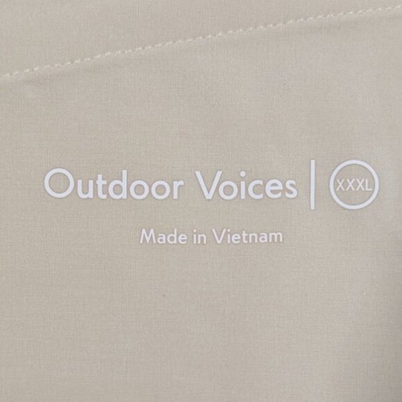 Outdoor Voices RecTrek 5" Shorts Mens XXXL Bone NWT Drawstring Stretch Durable - Picture 3 of 8